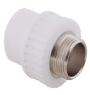 Муфта комбинированная PN25 Dмм хG'' 20х3/4" РосТурПласт