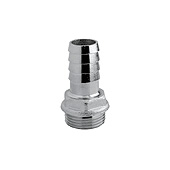 Штуцер латунный G 1/2 M x 10 mm с наружной резьбой хромированный Rinaldi & Pettinaroli