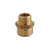 Ниппель редуцирующий G 3/8 x G 1/2 латунный Rinaldi & Pettinaroli