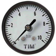 Манометр аксиальный TIM 6 бар Y-50T-6bar Манометр аксиальный TIM 6 бар Y-50T-6bar