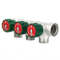 Коллектор модульный ELSEN 3/4" 3х3/4" ЕК TIN латунь