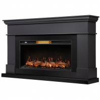 Каминокомплект: Очаг Royal Thermo Aurora RTFP/P-AR40LS, портал California 40, графит Каминокомплект: Очаг Royal Thermo Aurora RTFP/P-AR40LS, портал California 40, графит