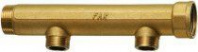 Коллектор 1 1/4" (НР-ВР) с 2 отв. 3/4" НР (межосев. 100 мм) Коллектор 1 1/4" (НР-ВР) с 2 отв. 3/4" НР (межосев. 100 мм)