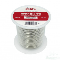 Припой сантехнический №3 Sn97Cu3, 3мм, 250гр Припой сантехнический №3 Sn97Cu3, 3мм, 250гр