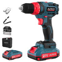 Шуруповёрт ALTECO дрель аккумуляторная бесщеточная CD 21-45 BL X2 (CD 1813Li BL X2)