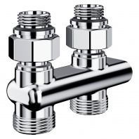 Узел нижнего подключения перекрестный Royal Thermo Design прямой 1/2"х3/4" EK (хром)