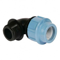 Колено 90° с наружной резьбой 1008 D50 / R2 Unidelta