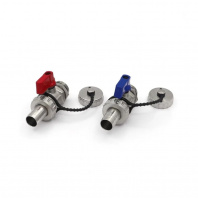 Кран VIEIR дренажный со съёмным металлическим штуцером 1/2" VR1119 (160/10)