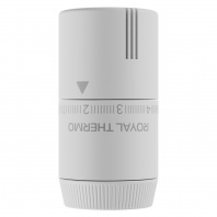 Термоголовка жидкостная Royal Thermo Design М30х1,5 (белый soft touch) Термоголовка жидкостная Royal Thermo Design М30х1,5 (белый soft touch)