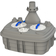 Канализационная станция SANICUBIC 2XL TRIPHASE, 380 В, 2x3.2кВт SFA