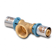 Тройник 90° в внутренней резьбой D26х3/4" Unidelta