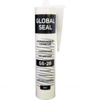 Герметик Global Seal силиконовый санитарный GS28 290гр бесцветный Герметик Global Seal силиконовый санитарный GS28 290гр бесцветный