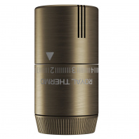 Термоголовка жидкостная Royal Thermo Design М30х1,5 (бронза) Термоголовка жидкостная Royal Thermo Design М30х1,5 (бронза)