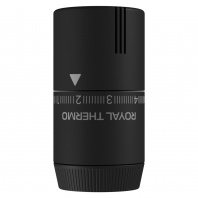 Термоголовка жидкостная Royal Thermo Design М30х1,5 (черный soft touch) Термоголовка жидкостная Royal Thermo Design М30х1,5 (черный soft touch)