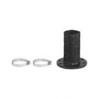 Фланец с патрубком Grundfos DN100/110 PN10 с 2-мя хомутами