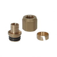 Переходник G 1/2" для пластиковой трубы PEX 16х2 Rinaldi & Pettinaroli