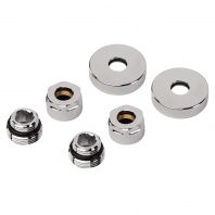 Набор подключения Royal Thermo Design 1/2" ВР - 15 мм (хром)